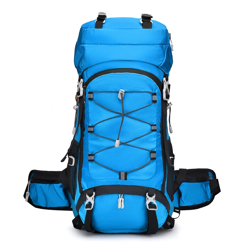 Unisex Skanto robuster Outdoor-Trekkingrucksack mit höhenverstellbarem Deckel, ergonomischem Hüftgurt und Front-Bungee Skanto