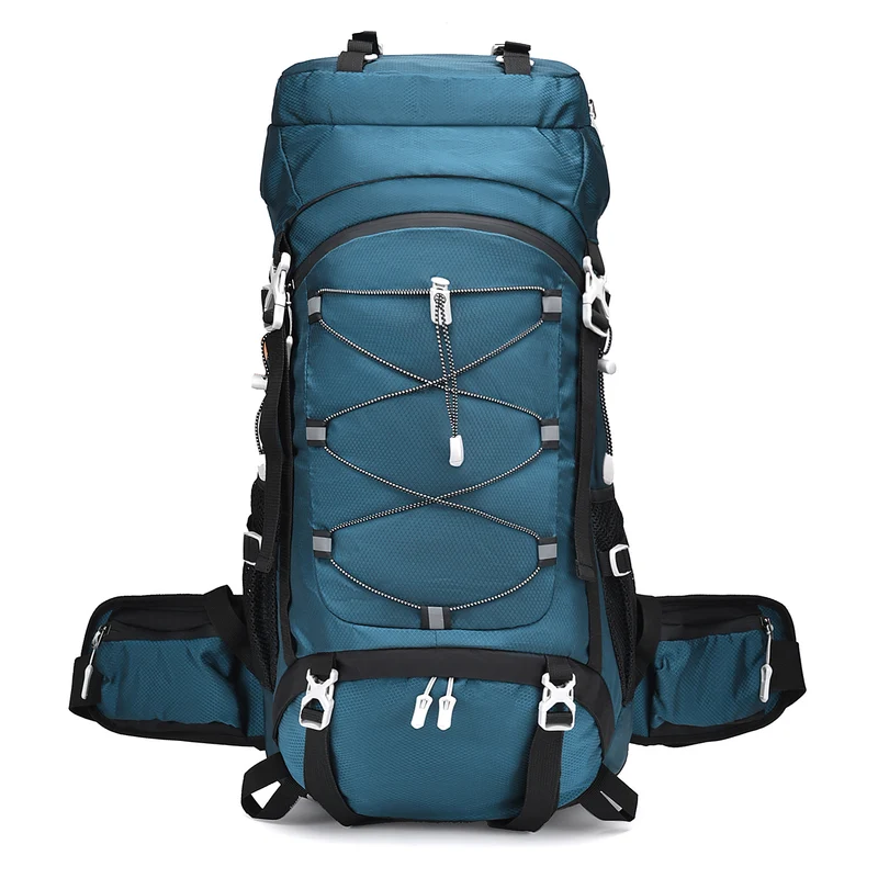 Unisex Skanto robuster Outdoor-Trekkingrucksack mit höhenverstellbarem Deckel, ergonomischem Hüftgurt und Front-Bungee Skanto