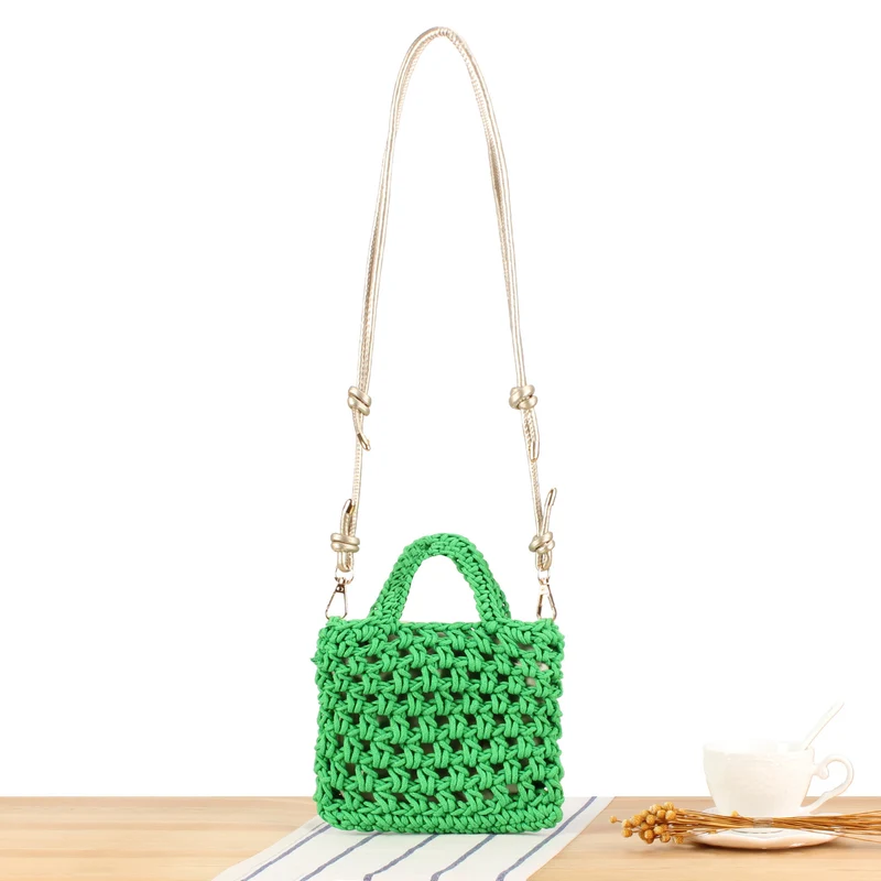 Handtasche im modernen Makramee-Design Skanto