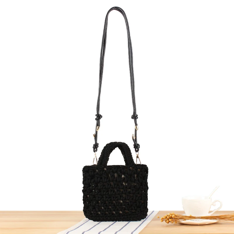 Handtasche im modernen Makramee-Design Skanto