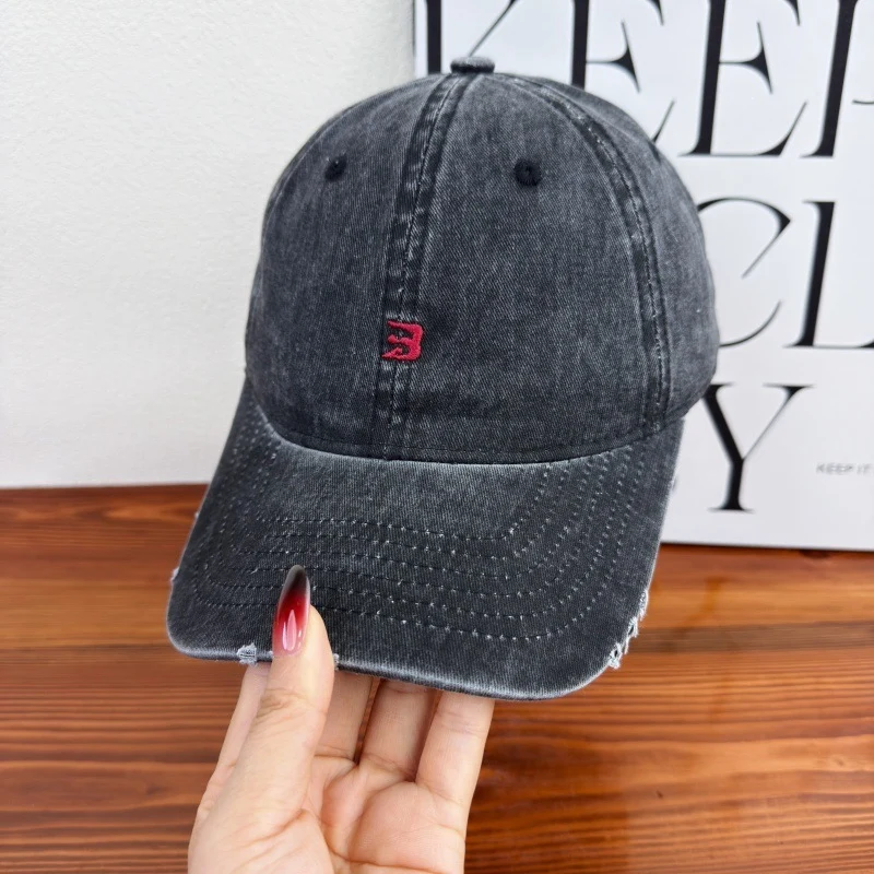Unisex Distressed Baumwoll-Baseballkappen Skanto 1784083761