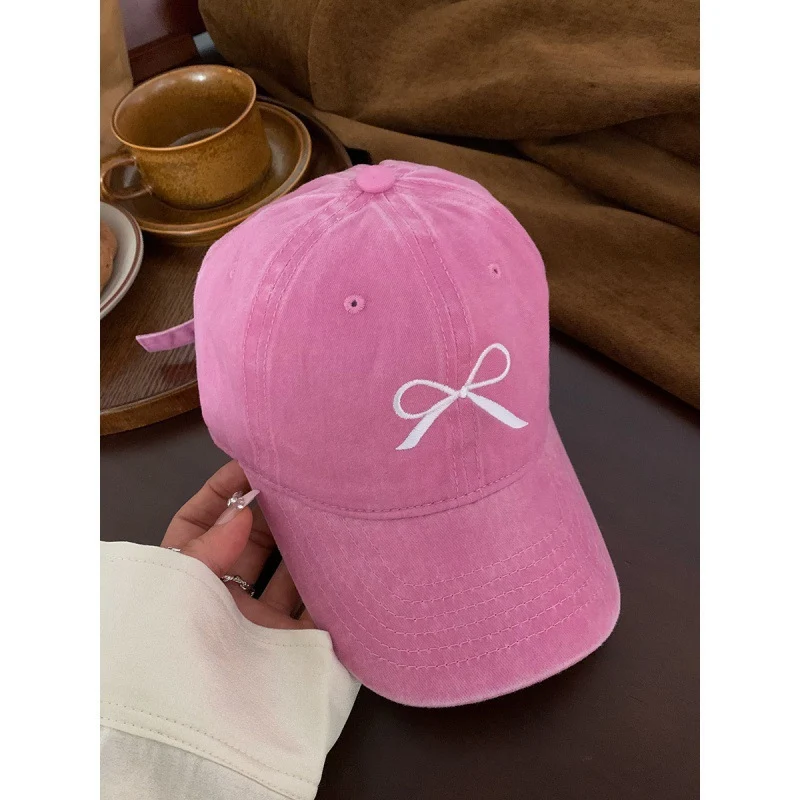 Damen Bestickte Verstellbare Baseball Cap mit Schleifendetail Skanto