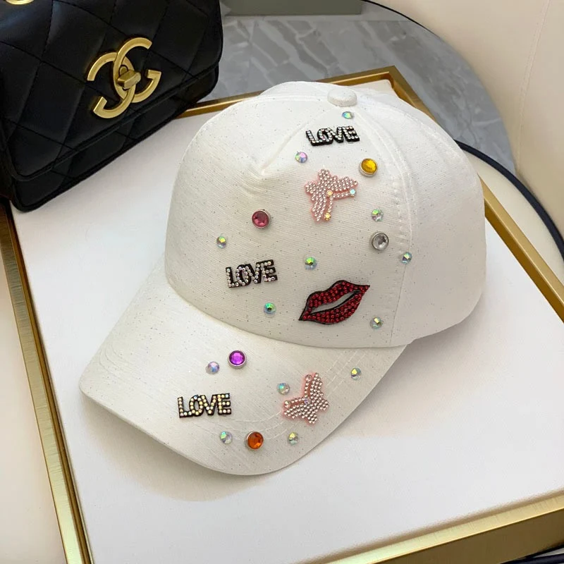 Damen Verzierte Grafik Baseball Cap Skanto
