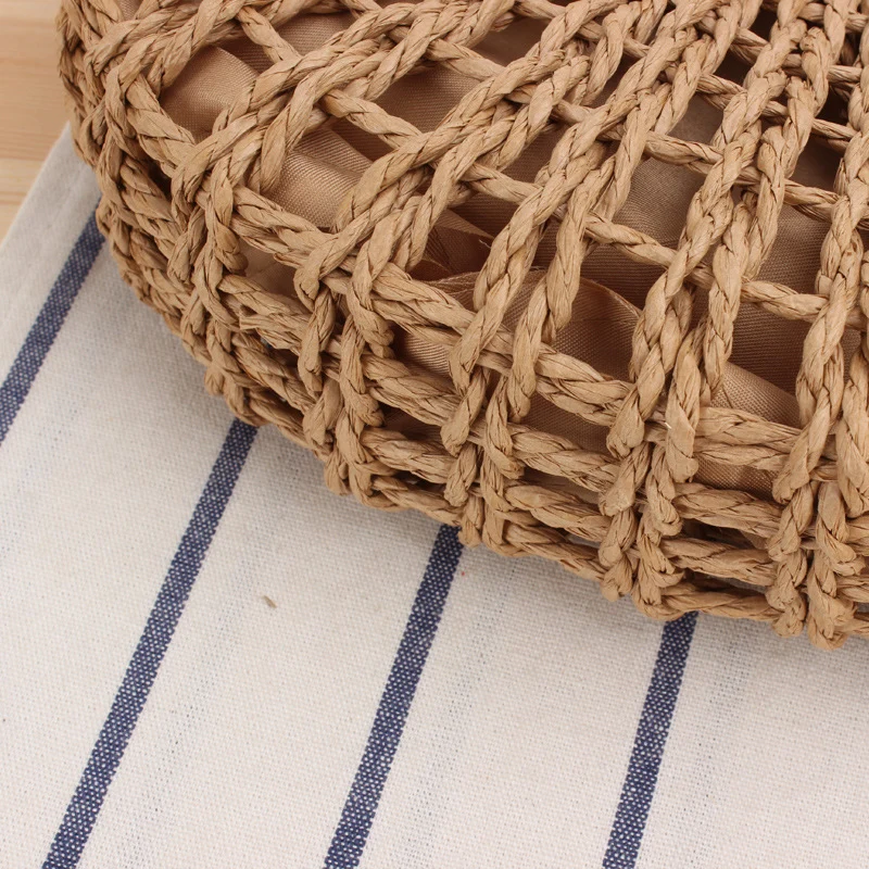 Handgefertigte Korbtasche im Boho-Stil Skanto