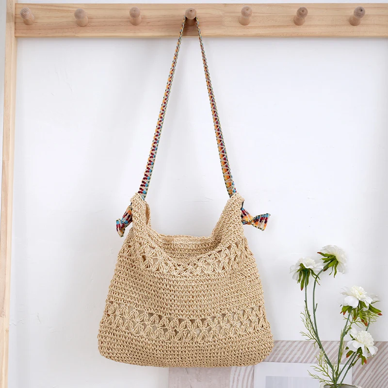 Trendige Makramee-Strandtasche Skanto