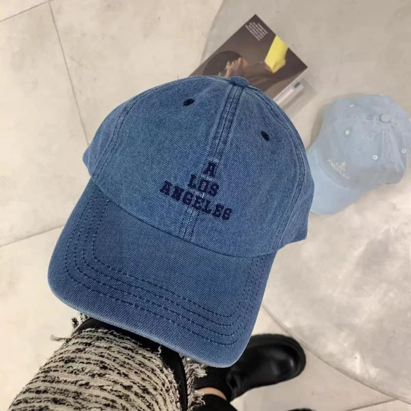 Damen Baseball Cap im Used-Look mit Vintage Los Angeles Skanto