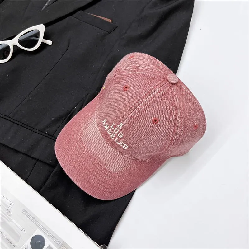 Damen Baseball Cap im Used-Look mit Vintage Los Angeles Skanto
