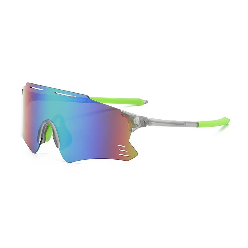 Unisex Sportsonnenbrille mit durchgehendem Visier, polarisierten Gläsern und rutschfestem Nasenpad Skanto