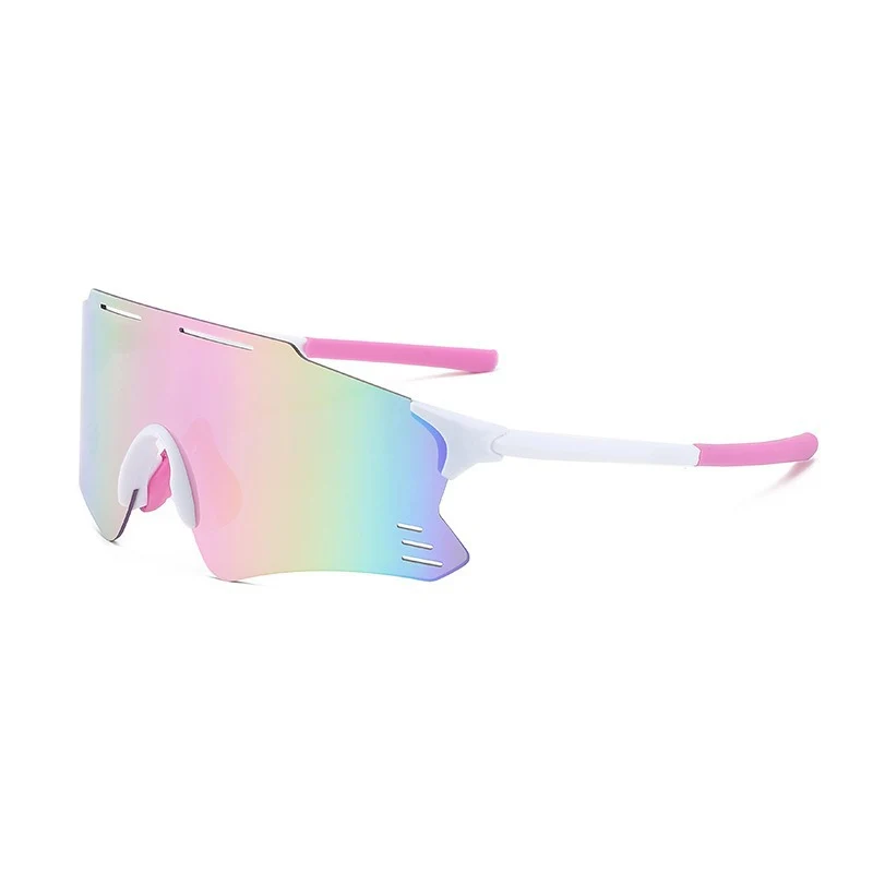 Unisex Sportsonnenbrille mit durchgehendem Visier, polarisierten Gläsern und rutschfestem Nasenpad Skanto