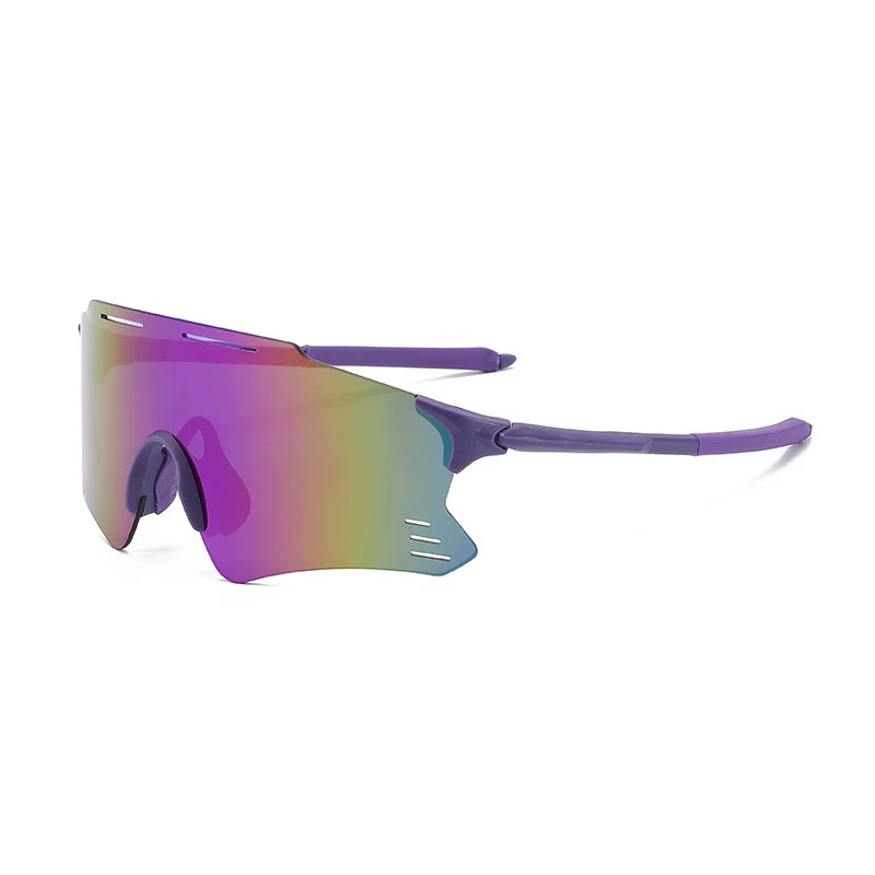 Unisex Sportsonnenbrille mit durchgehendem Visier, polarisierten Gläsern und rutschfestem Nasenpad Skanto