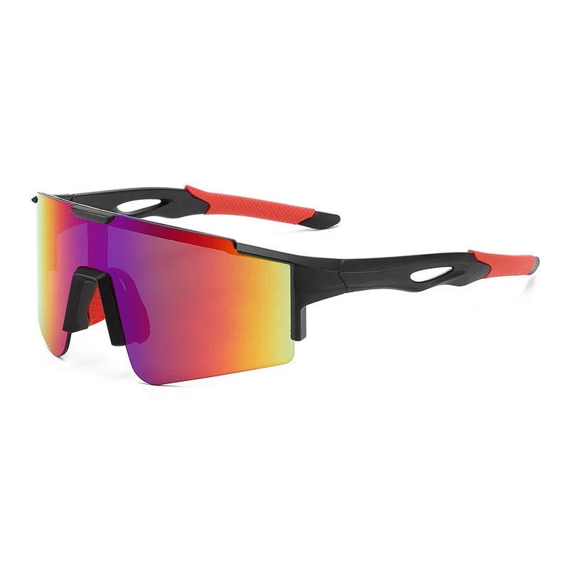 Unisex Skanto Sportliche Polarisierte Radsport-Sonnenbrille mit einteiligem Visier und rutschfesten Bügeln