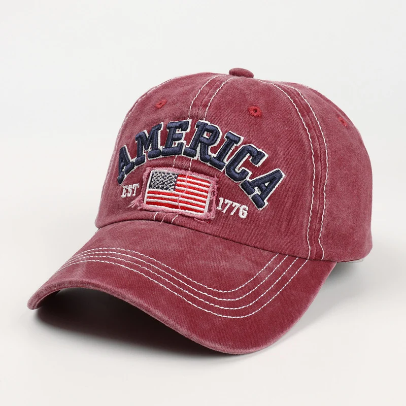 Vintage-inspirierte Bestickte Baseballkappe für Herren Skanto