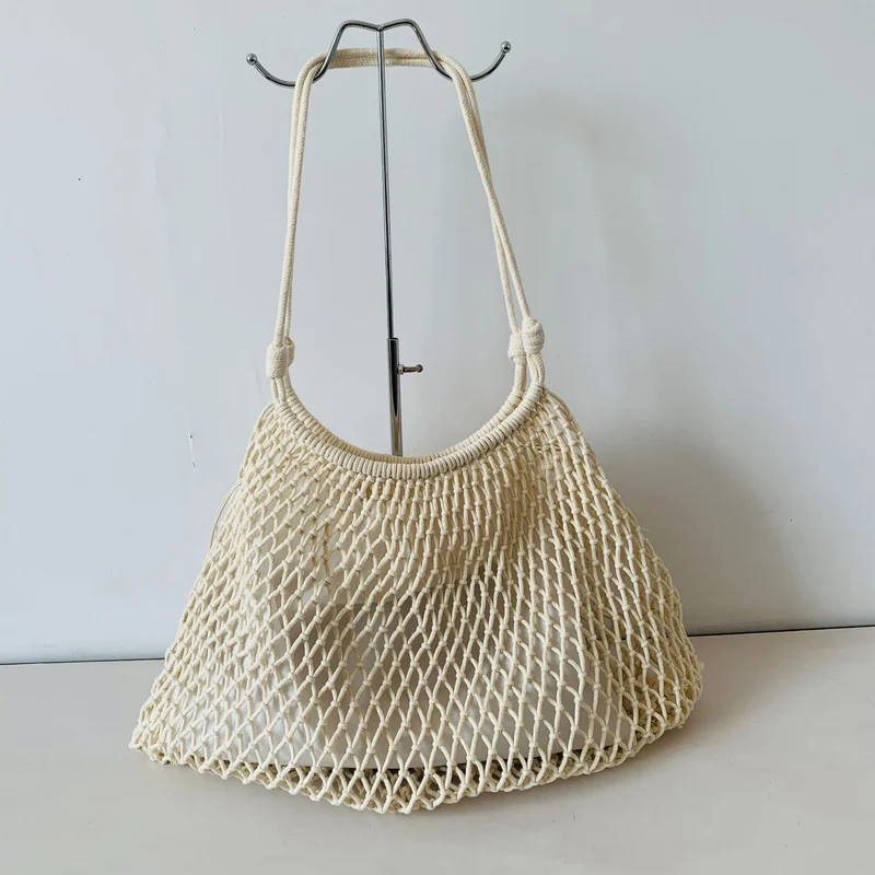 Mesh-Strandtasche mit verstellbarem Kordelzug Skanto