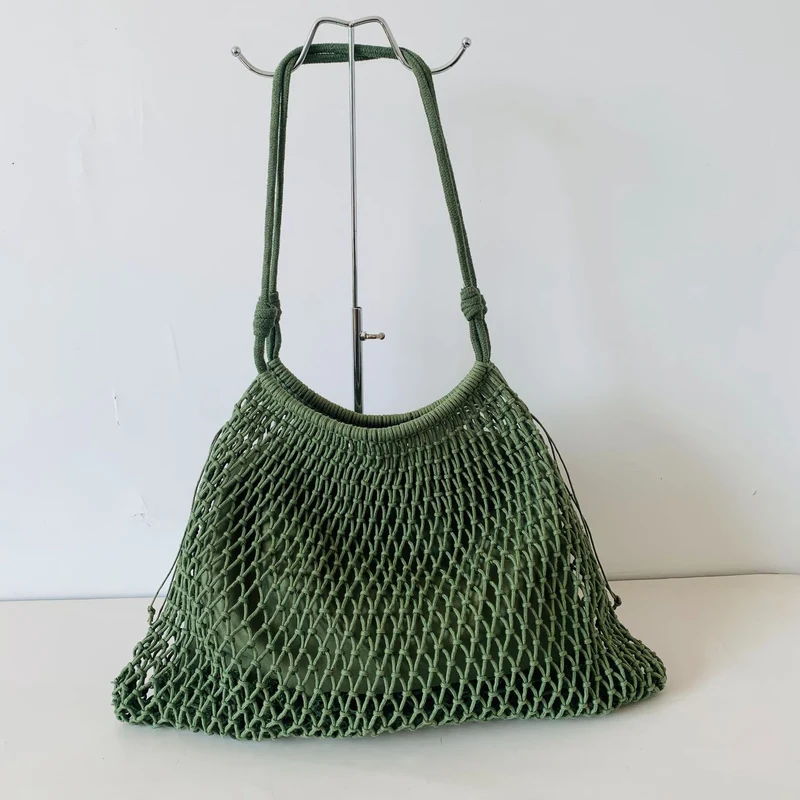 Mesh-Strandtasche mit verstellbarem Kordelzug Skanto