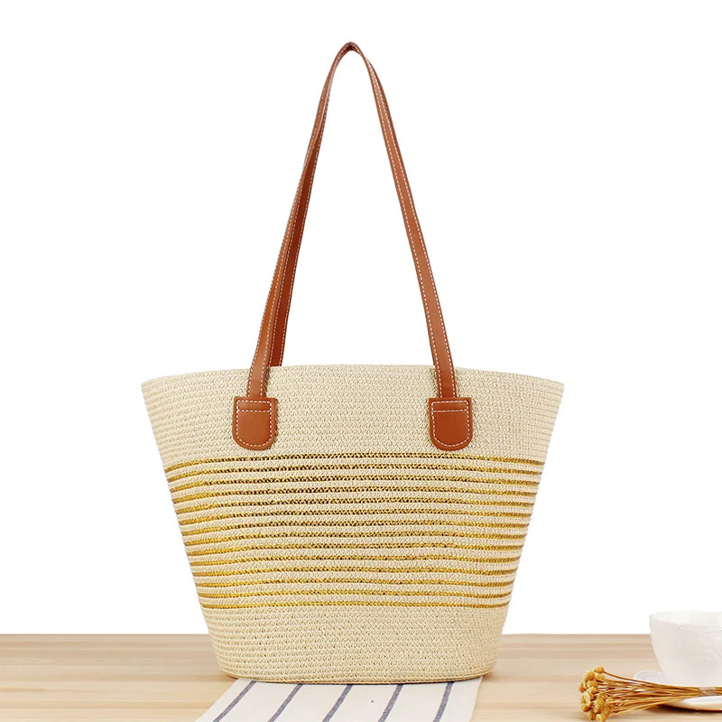 Strandtasche mit modernen Streifen Skanto