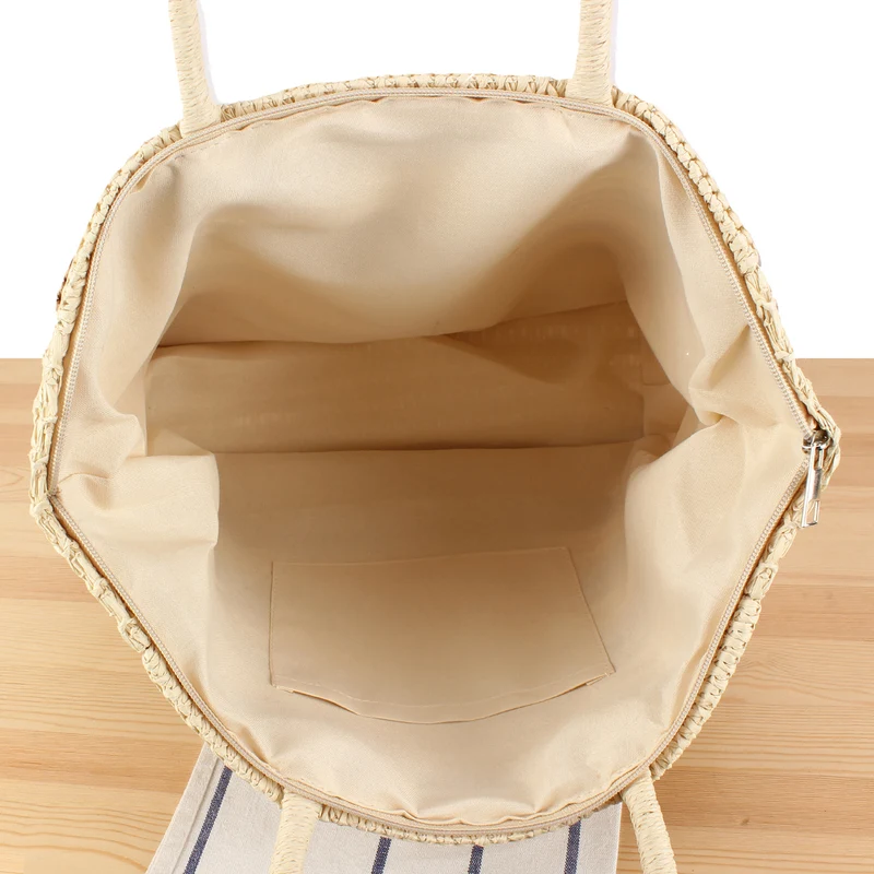 Strandtasche mit modernem Zebramuster Skanto