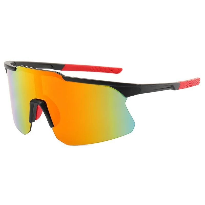 Unisex Nan Sport Performance Sonnenbrille Halbrandlos mit polarisierter Linse und rutschfestem Nasenpad Skanto
