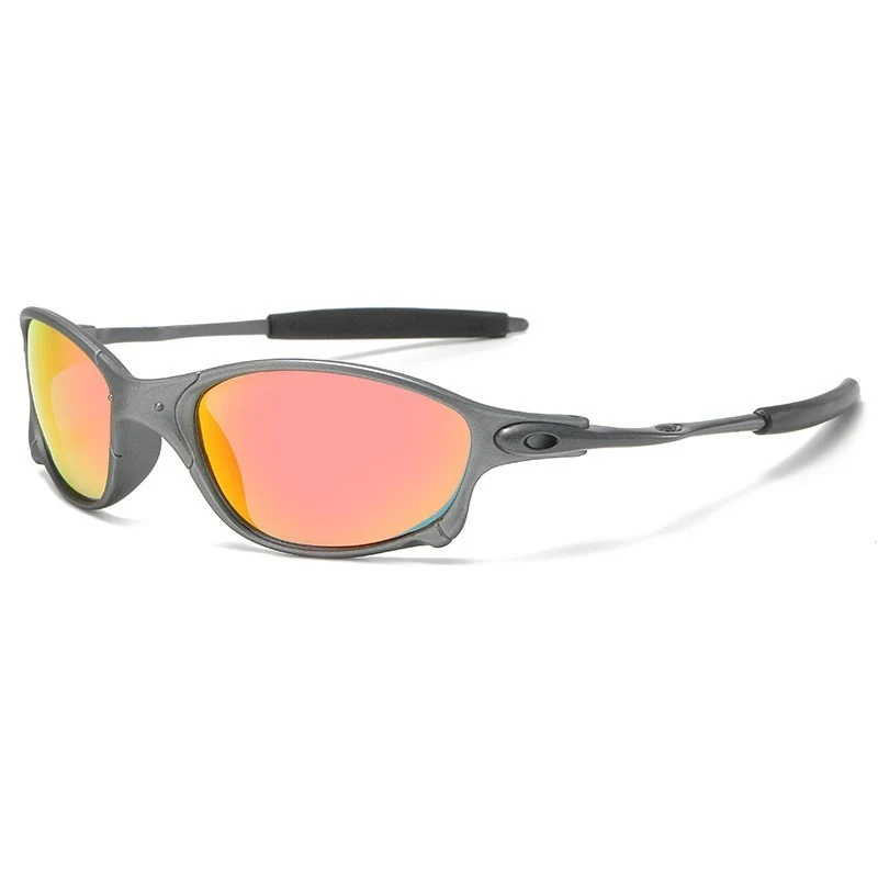 Unisex Sportliche Wrap-Around-Sonnenbrille mit polarisierten Gläsern und rutschfesten Bügeln Skanto