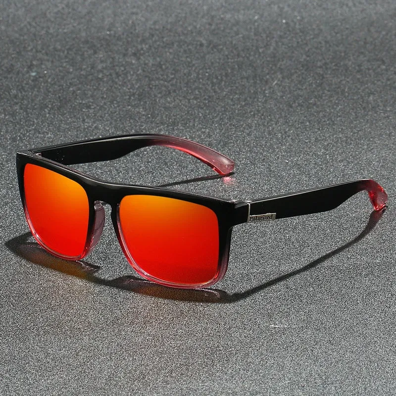 Unisex Polarisierte Sportsonnenbrille mit robustem Kunststoffrahmen und ergonomischen Bügeln Skanto