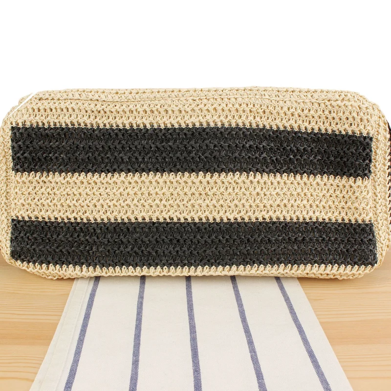 Strandtasche mit eleganten Ledergriffen und praktischer Innentasche Skanto