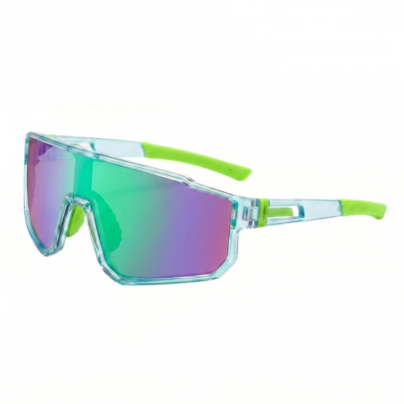 Damen Sport-Shield-Sonnenbrille Oversize mit UV400-Schutz, bruchsicherer Polycarbonatlinse und rutschfesten Bügeln Skanto