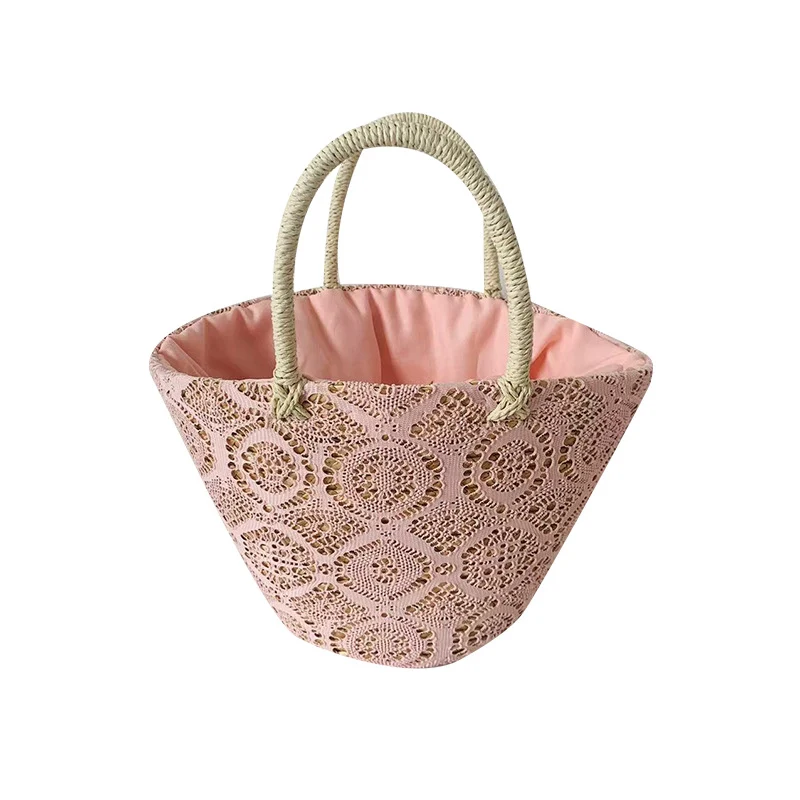 Korbtasche mit elegantem, gewebtem Design Skanto