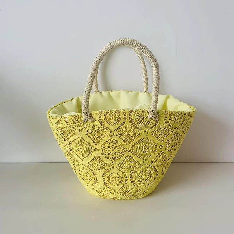 Korbtasche mit elegantem, gewebtem Design Skanto