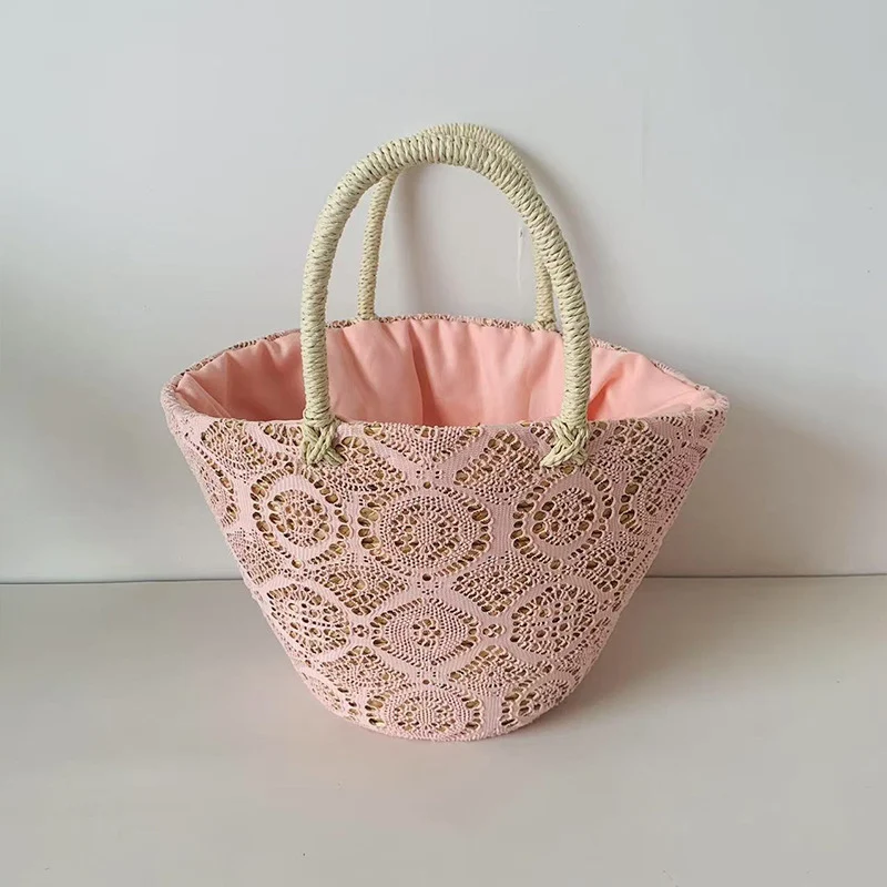 Korbtasche mit elegantem, gewebtem Design Skanto