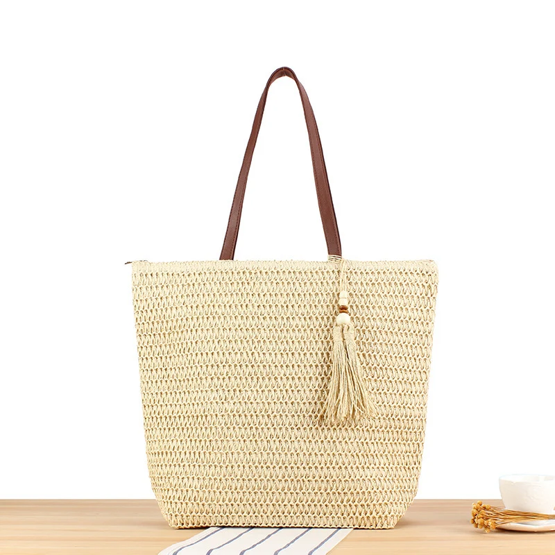 Handgefertigte Strandtasche mit verstellbaren Griffen Skanto