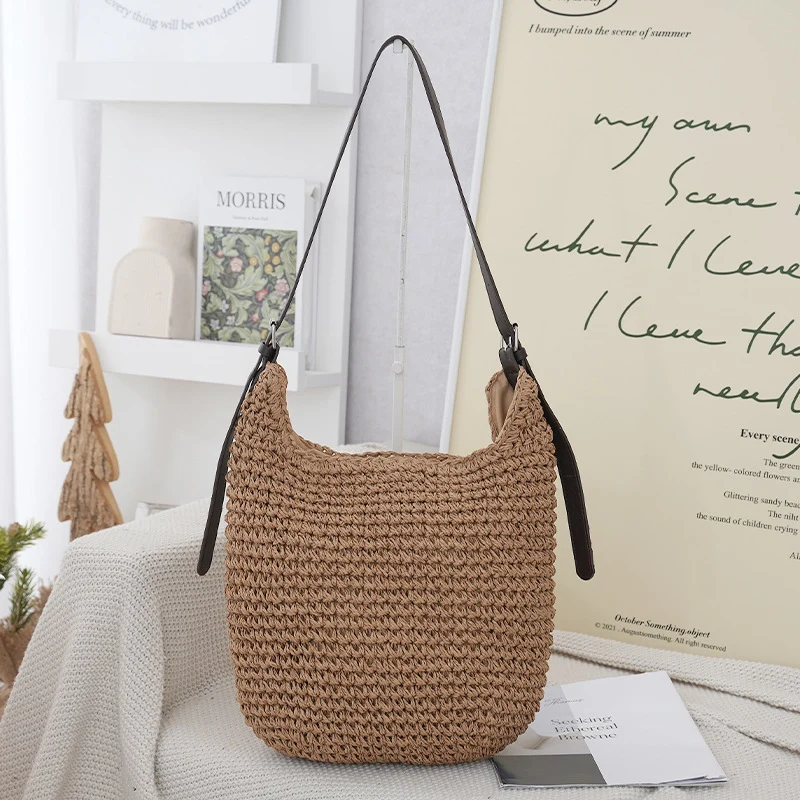 Handtasche aus gewebtem Naturmaterial Skanto