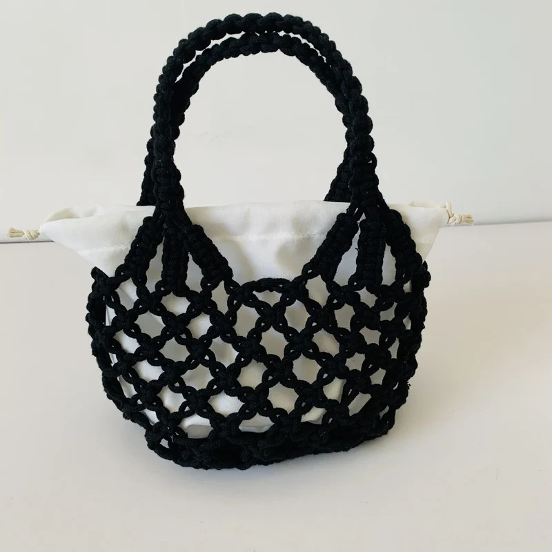 Handgeknüpfte Tote Bag mit innerem Kordelzugverschluss Skanto