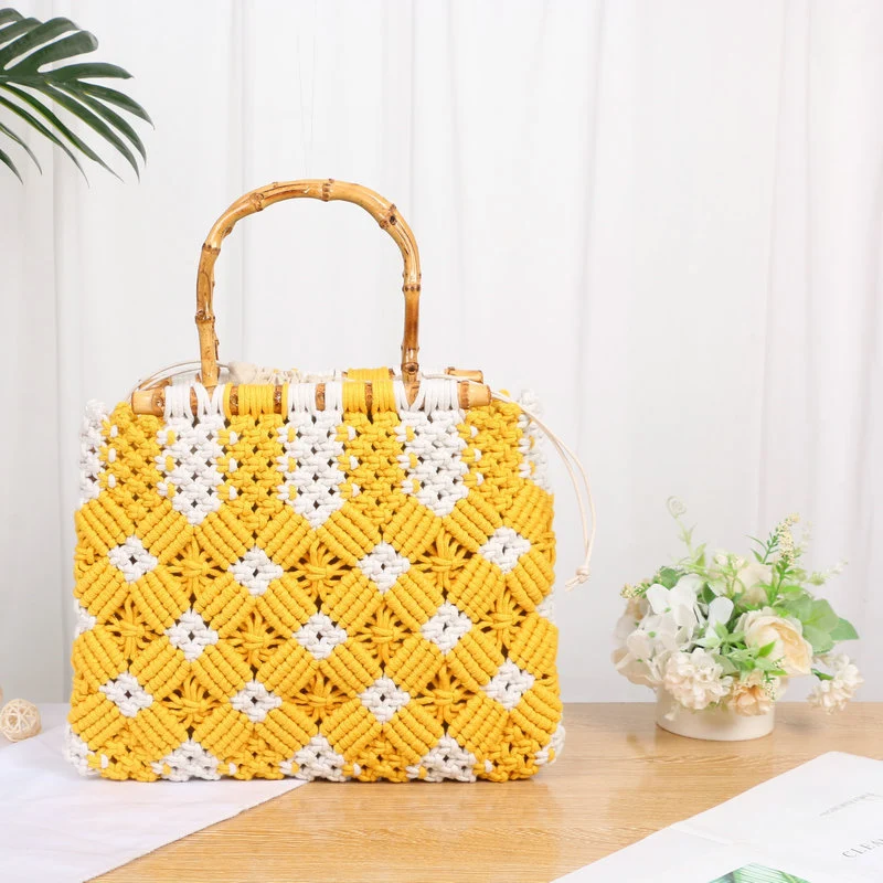 Handgeknüpfte Makramee-Tasche Skanto