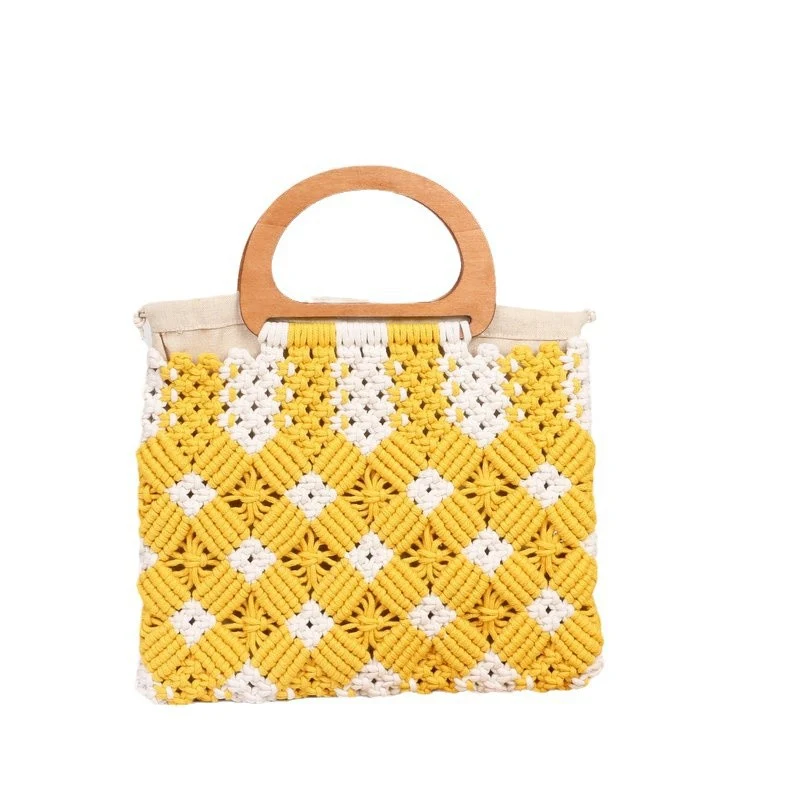 Handgeknüpfte Makramee-Tasche Skanto