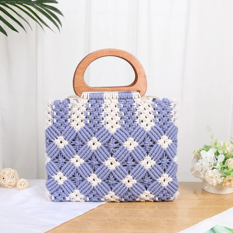 Handgeknüpfte Makramee-Tasche Skanto