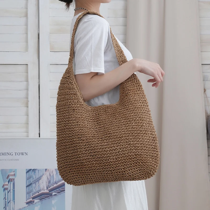Handgefertigte Shopper-Tasche aus Naturmaterialien Skanto