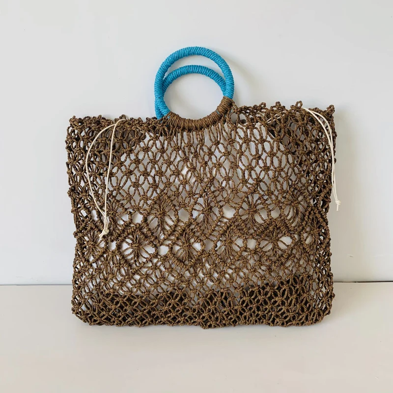 Handgemachte Makramee Strandtasche Skanto