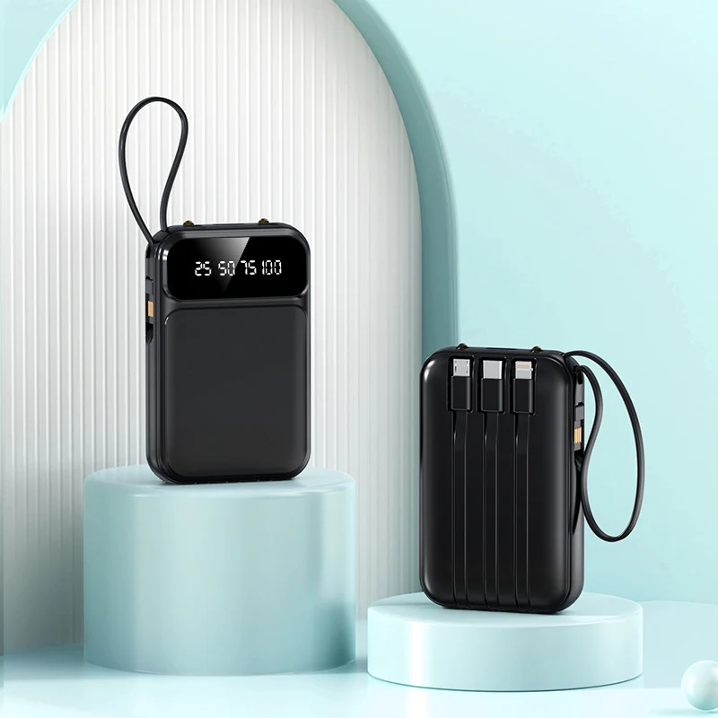 Tragbare Powerbank mit Digitalanzeige von Skanto
