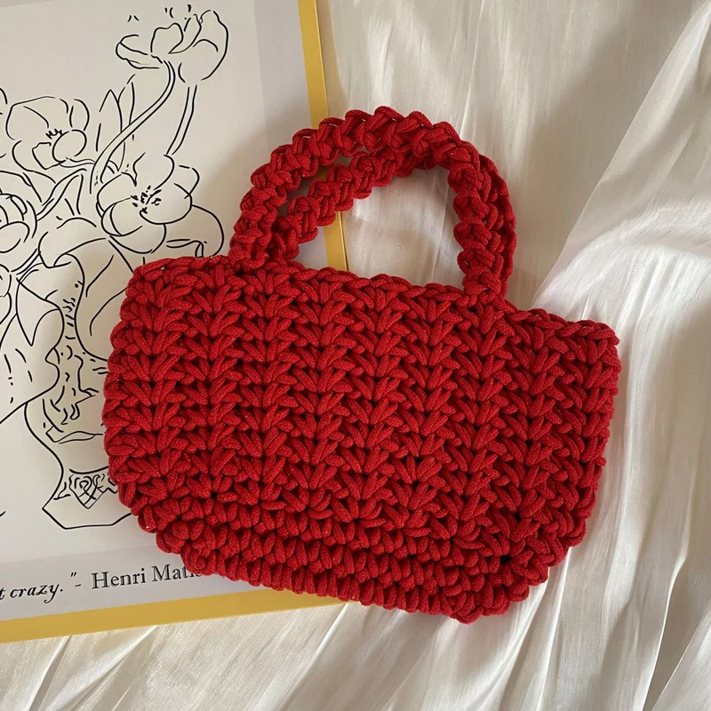 Handgeknüpfte Baumwolltasche Skanto