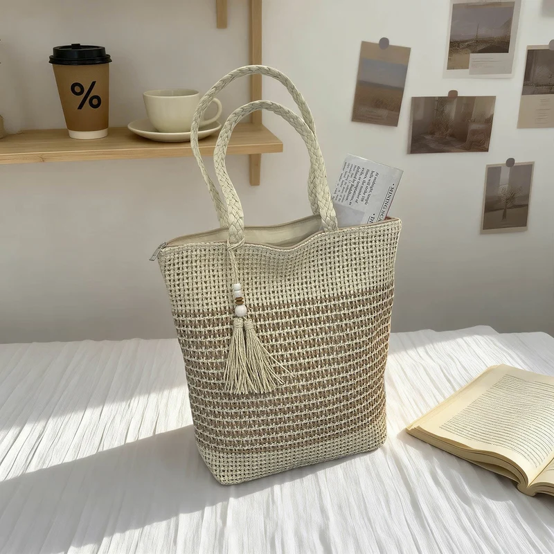 Elegante gewebte Strandtasche Skanto