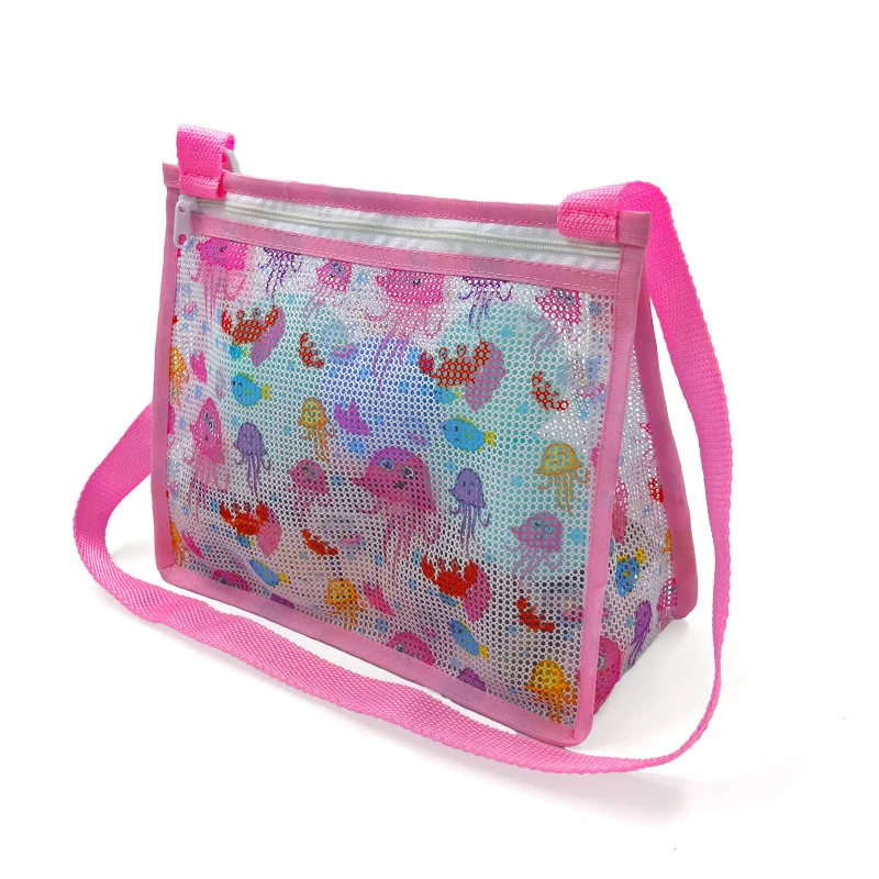 Mesh-Strandtasche mit praktischem Reißverschluss Skanto