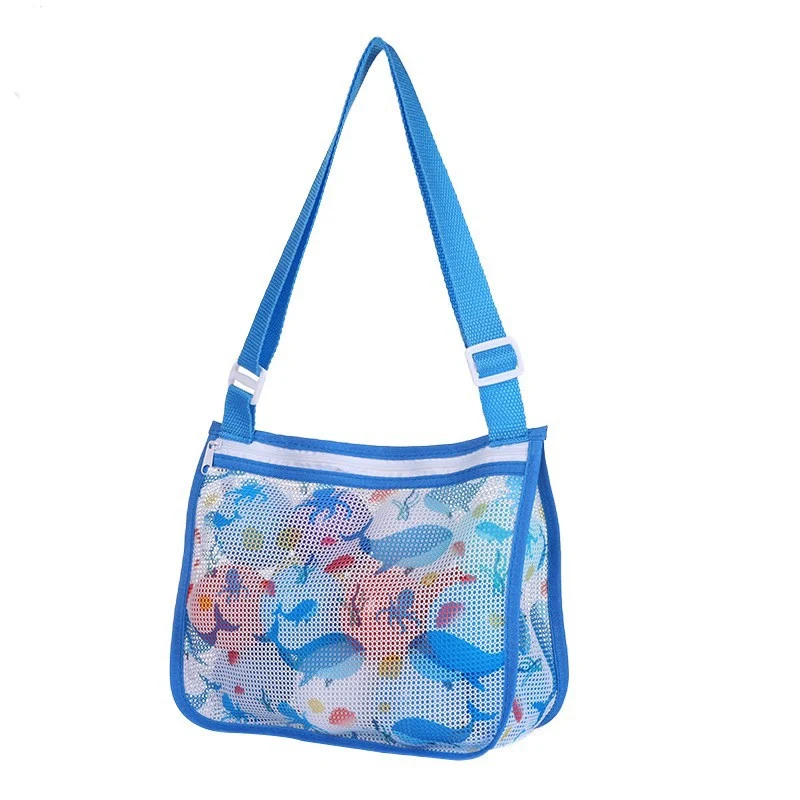 Mesh-Strandtasche mit praktischem Reißverschluss Skanto