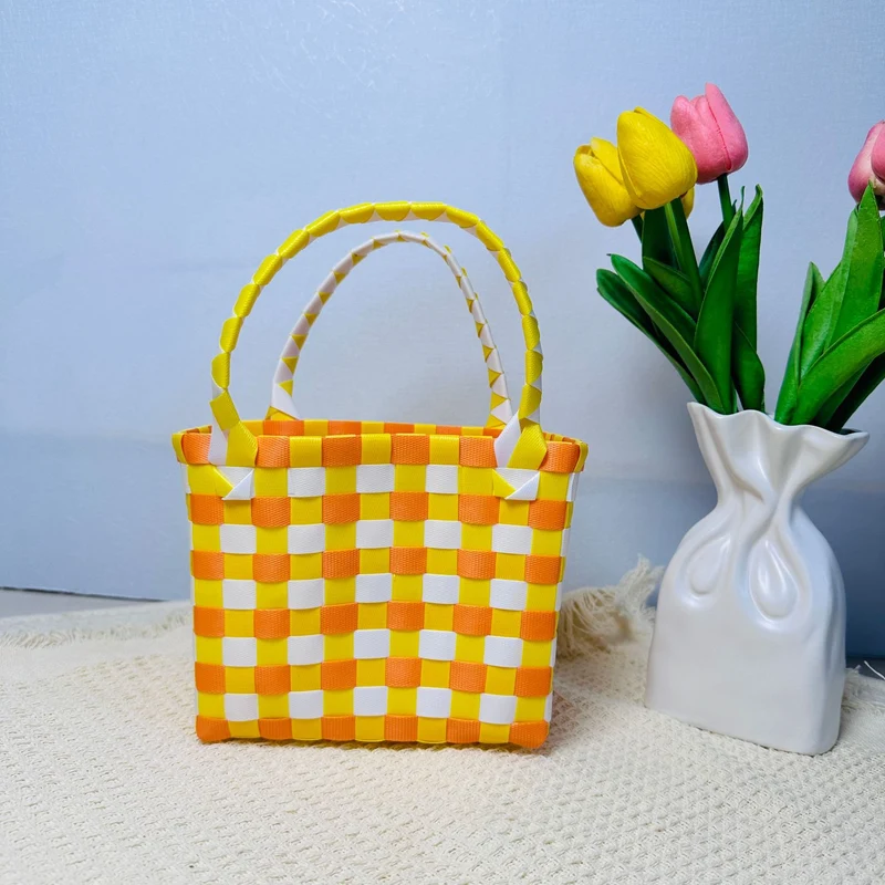 Geflochtene Jutetasche Skanto