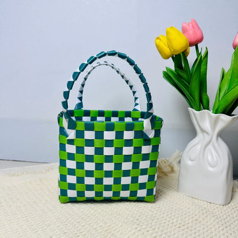 Geflochtene Jutetasche Skanto