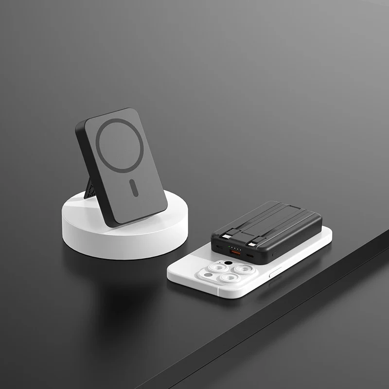 Tragbare Powerbank mit kabelloser Ladefunktion Skanto