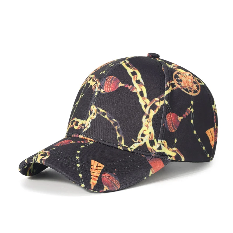 Damen Modische Baseballkappe mit Kunstdruck Skanto