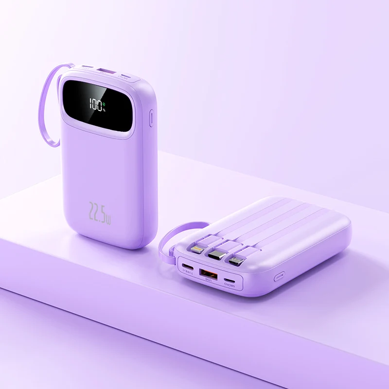 Tragbare Powerbank mit LED-Anzeige Skanto