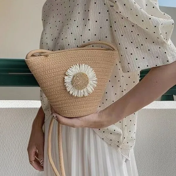 Handtasche mit Blumenmuster Skanto