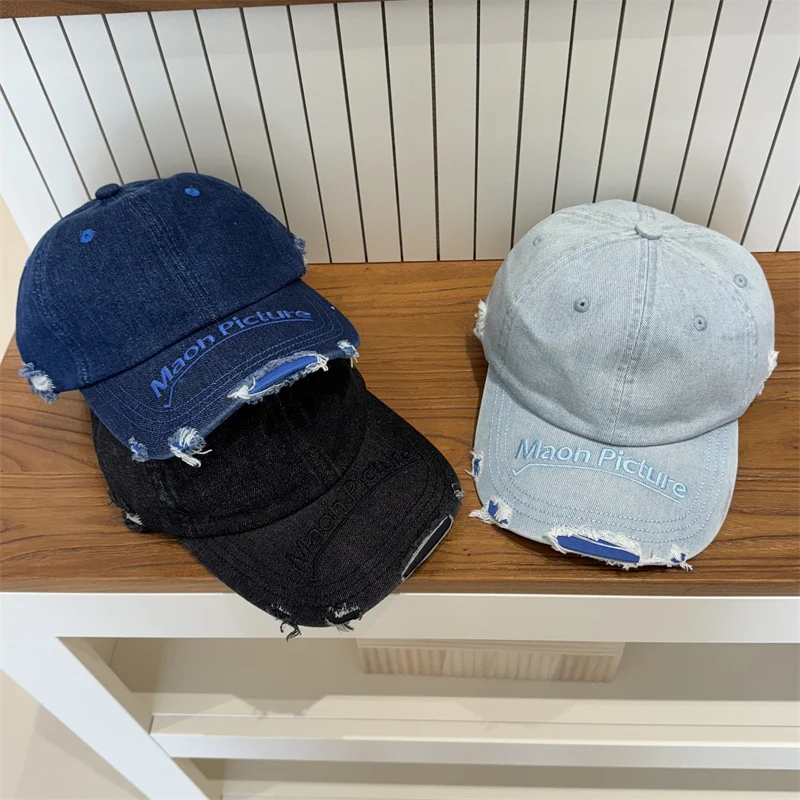 Damen Baseball Cap aus Denim im Used-Look Skanto 1783922478