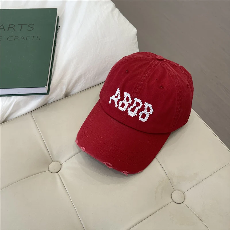 Skanto Damen Baseball Cap aus Baumwolle im Used-Look mit Grafik-Detail Skanto