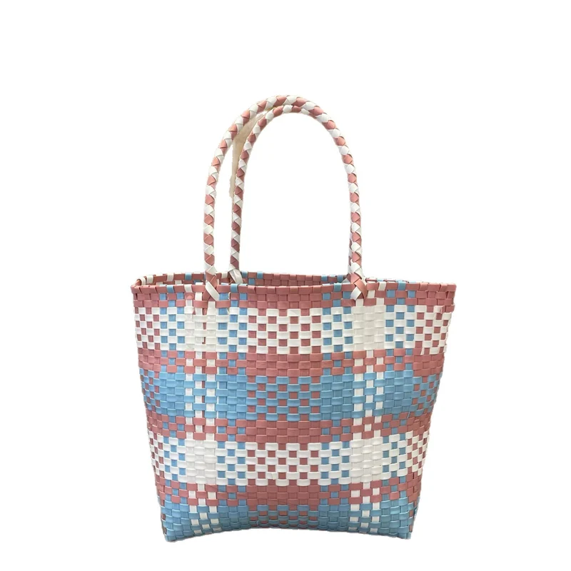 Handgewebte Einkaufs- und Strandtasche Skanto